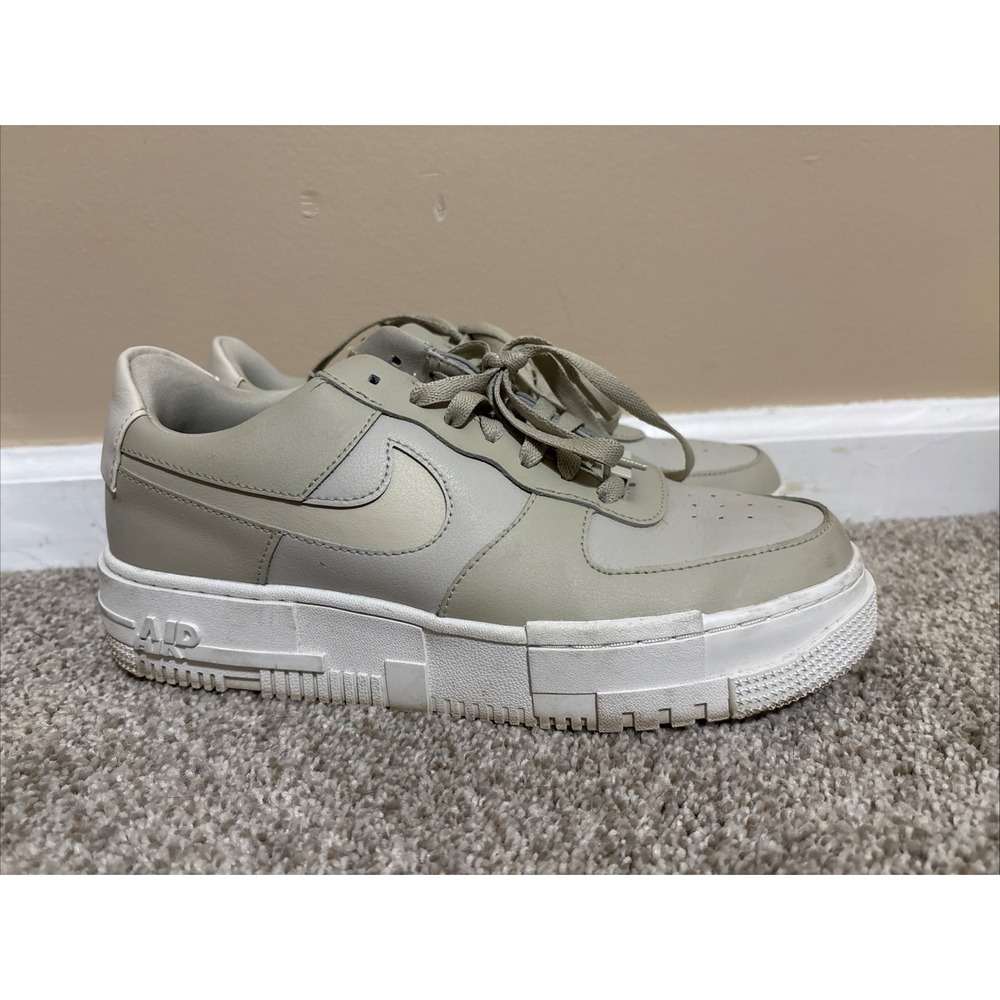 Nike Air Force 1 Low Pixel Stone Bone Summit‎ White (Women's) 11 CK6649-104